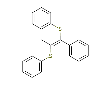 (E)-1-phenyl-1,2-bis(phenylthio)propene