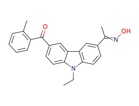 (6-o-methylbenzoyl-N-ethylcarbazol-3-yl)ethanone oxime